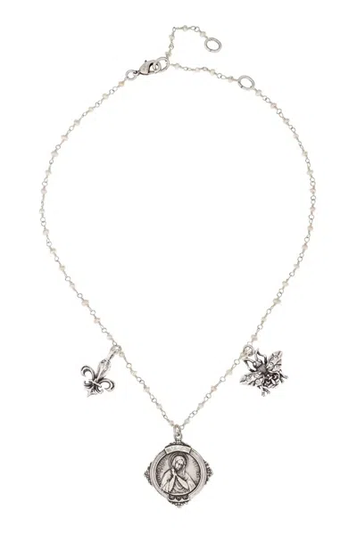 French Kande Women's Noemie Necklace In Silver In Neutral