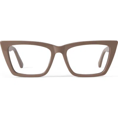 French Kiwis Eyewear Zoé Blue Light Glasses In Brown