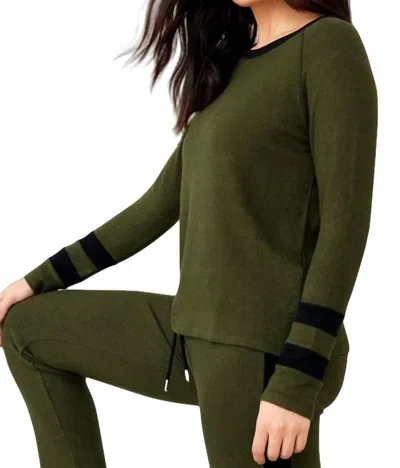 French Kyss Baseball Tee In Sage In Multi