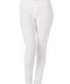French Kyss Capri Jeggings In White In White