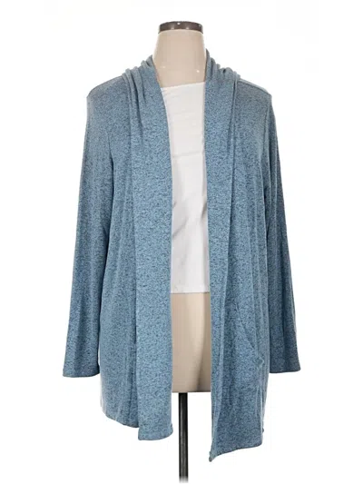 Pre-owned French Kyss Cardigan Sweater In Blue