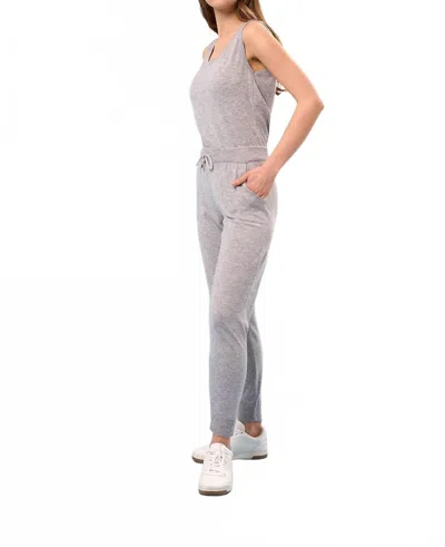 French Kyss Cotton And Acrylic High-rise Jogger In Slate In Multi