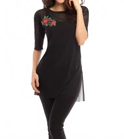 French Kyss Dominique 2-piece Top In Black
