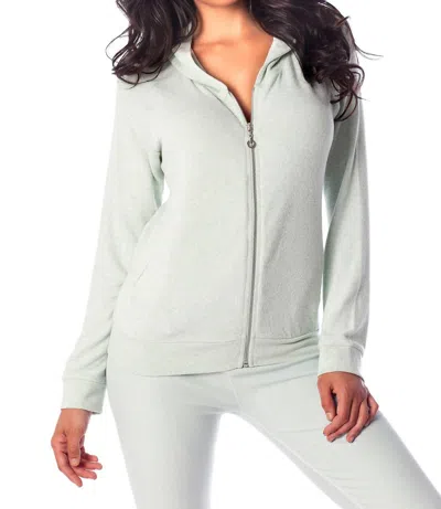 French Kyss Eliana Jacket In Mint In Gray