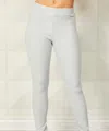 French Kyss High Waisted Jegging In Silver In White