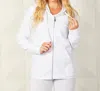 French Kyss Hooded Jacket In White In White