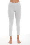 French Kyss Kashmira Capri Pant In Gray In Grey