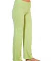 French Kyss Knit Pant In Lime In Green