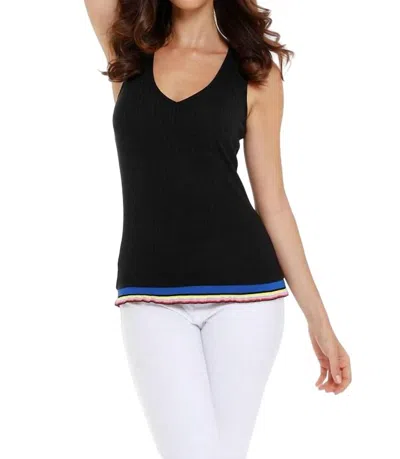 French Kyss Leyla Tank Top In Black