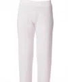 French Kyss Lounge Wide Leg Pant In White In White