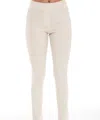 French Kyss Low Rise Capri In Beige In Beige