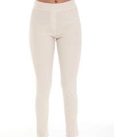 French Kyss Low Rise Capri In Beige