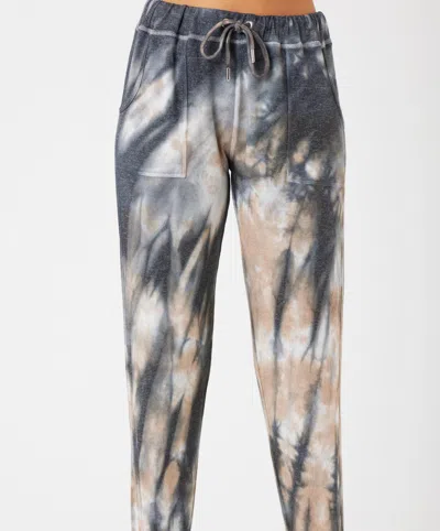 French Kyss Marble Wash Jogger In Grey