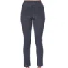 French Kyss High Waisted Leggings In Gray In Gray