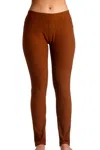 French Kyss Mid Rise Leggings In Spice In White