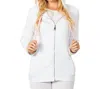 French Kyss Multi Color Hoodie In White In White