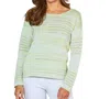 French Kyss Scoop Neck Top In Lime In Multi