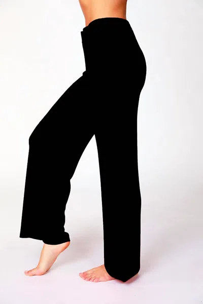 French Kyss Soft Stretch Lounge Pant In Black