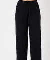 French Kyss Solid Lounge Pants In Black In Black