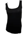 French Kyss Solid Tank Top In Black In Black