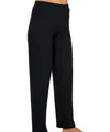 French Kyss Solid Wide Leg Pants In Black In Black