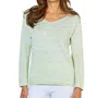 French Kyss V-neck Sweater In Lime In Green