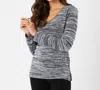 French Kyss V-neck Top In Ivory In Multi