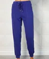 French Kyss Viscose Joggers In Indigo In Multi