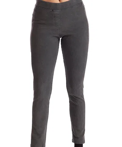 French Kyss Women's High Rise Jegging In Dark Gray In Black