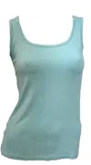 FRENCH KYSS WOMEN'S SCOOP NECK TANK TOP IN MIST