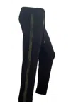 French Kyss Women's Track Pant In Black/army In Black