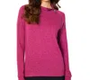 French Kyss Scoop Neck Top In Rose In Multi