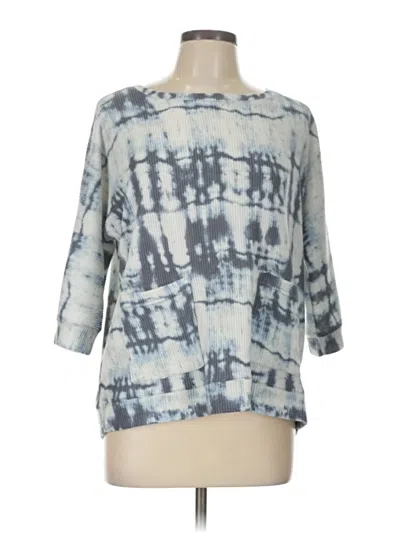 Pre-owned French Laundry 3/4 Sleeve Blouse In Blue