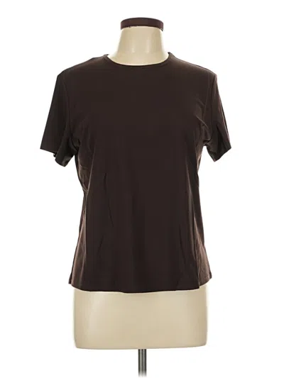 Pre-owned French Laundry Active T-shirt In Brown