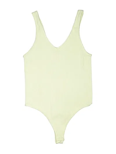 Pre-owned French Laundry Bodysuit In Green