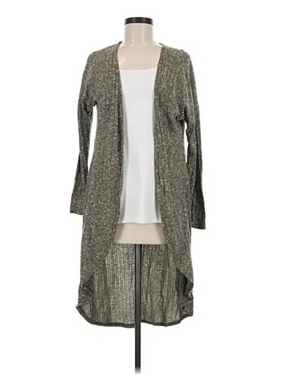 Pre-owned French Laundry Cardigan Sweater In Gray