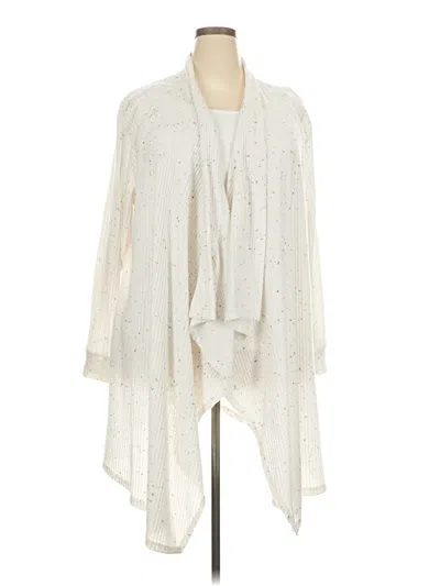 Pre-owned French Laundry Cardigan Sweater In White