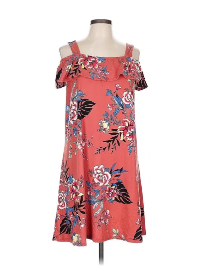 Pre-owned French Laundry Casual Dress In Red