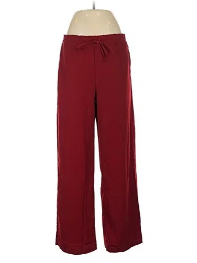 Pre-owned French Laundry Casual Pants In Burgundy