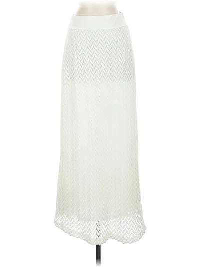 Pre-owned French Laundry Casual Skirt In White