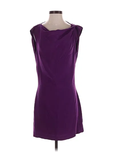 Pre-owned French Laundry Cocktail Dress In Purple