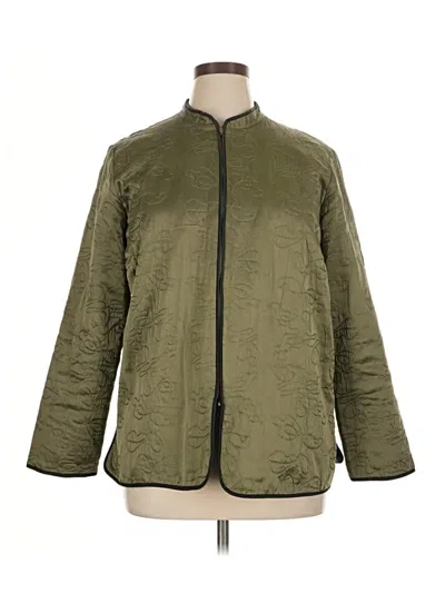 Pre-owned French Laundry Jacket In Green