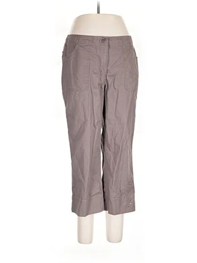 Pre-owned French Laundry Khaki Pant In Gray