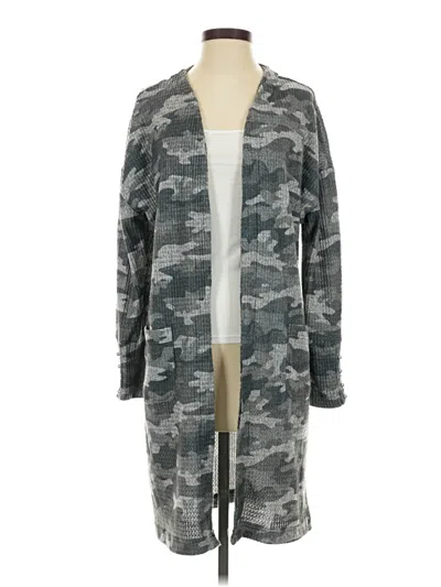 Pre-owned French Laundry Kimono In Gray