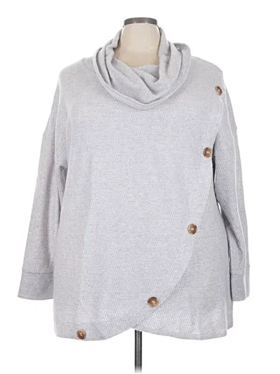 Pre-owned French Laundry Pullover Sweater In Gray