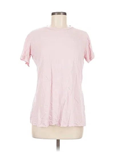 Pre-owned French Laundry Short Sleeve T-shirt In Pink