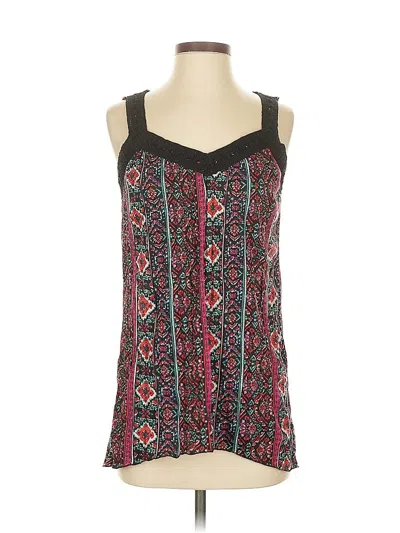 Pre-owned French Laundry Sleeveless Blouse In Black