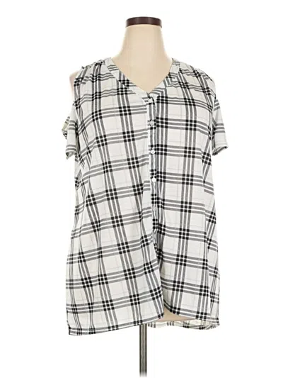 Pre-owned French Laundry Sleeveless Blouse In Ivory