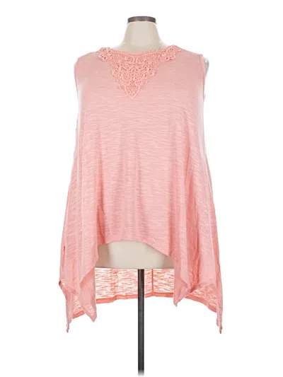 Pre-owned French Laundry Sleeveless Blouse In Pink