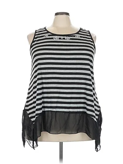 Pre-owned French Laundry Sleeveless T-shirt In Black